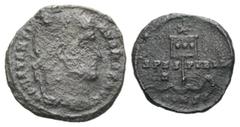 RÖMER RÖMISCHE KAISERZEIT Constantin I., der Große, 307 - 337 n. Chr. Constantin I., der Große, 307 - 337 n. Chr. Follis (2.69g). Ende 324 - Anfang 325 n. Chr. Mzst.Konstantinopel. Vs.: CONSTANTINVS M