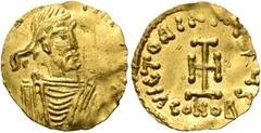 BYZANZ Constantinus IV. Pogonatus, 668 - 685 n. Chr. Tremissis (0,73g). 669 - 681 n. Chr. Mzst. Konstantinopel. Vs.: [d N CONSTAN]-TINVS PP A, drapierte Panzer­büste mit Perlendiadem n. r. Rs.: VICTOR