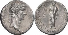 RÖMISCHE PROVINZIALPRÄGUNGEN LYKIEN KOINON Objekt-Nr.: 222A Claudius, 41 - 54 n. Chr. Drachme (2,78 g.), Vs.: TIBERIOS KLAOUDIOS KAISAR SEBASTOS, Kopf mit Lorbeerkranz r. Rs.: GERMANIKOS AUTOKRATWR, s