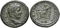 RÖMER RÖMISCHE KAISERZEIT Geta, 209 - 212 n. Chr. As (13.10g). 211 n. Chr. Mzst.Rom. Vs.: P SEPTIMIVS GETA PIVS AVG BRIT, Kopf mit Lorbeerkranz n. r. Rs.: FORT RED TR P III COS II / S C, Fortuna mit R