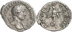 RÖMER RÖMISCHE KAISERZEIT Hadrian, 117 - 138 n. Chr. Quinar (1,37g). 119 - 122 n. Chr. Mzst. Rom. Vs.: IMP CAESAR TRAIAN HADRIANVS AVG, Büste mit Lorbeerkranz u. Gewand auf l. Schulter n. r. Rs.: P M 