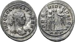 RÖMER KAISERZEIT. Tacitus, 275 - 276 n. Chr. Antoninian ø 24mm (4,30g). 276 n. Chr. Mzst. Serdica. Vs.: IMP C M CL TACITVS AVG, Büste mit Strahlenkrone u. Gewand auf l. Schulter n. r. Rs.: PRO-VIDEN D