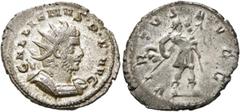 RÖMER RÖMISCHE KAISERZEIT. Gallienus (Samtherrschaft), 253 - 260 n. Chr. Antoninian ø 24mm (3,63g). 257 - 258 n. Chr. Mzst. Colonia Claudia Ara Agrippinensium. Vs.: GALLIENVS P F AVG, Panzerbüste mit 
