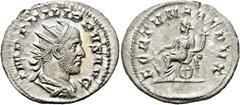 RÖMER RÖMISCHE KAISERZEIT. Philipp I. Arabs, 244 - 249 n. Chr. Antoninian ø 23mm (3,39g). 247 - 249 n. Chr. Mzst. Rom. Vs.: IMP PHILIPPVS AVG, drapierte Panzerbüste mit Strahlenkrone n. r. Rs.: FORTVN
