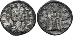 RÖMER RÖMISCHE KAISERZEIT. Severina, 274 - 275 n. Chr. Denar ø 18mm (2,38g). September - November 275 n. Chr. Mzst. Rom. Vs.: SEVERINA AVG, drapierte Büste mit Diadem n. r. Rs.: VENVS FELIX / Δ, Venus