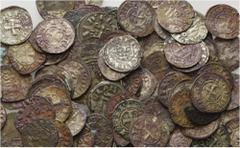 MITTELALTER EUROPA / ALTE WELT KREUZFAHRER. LOTS. Denar 13. / 14. Jahrhundert. darunter Fürstentum Achaia, Guillaume I. Villehardouin (1246 - 1278), Charles I. d´Anjou (1278 - 1285), Charles II. d´Anj