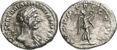 RÖMER RÖMISCHE KAISERZEIT Hadrian, 117 - 138 n. Chr. Quinar (1,56g). 118 n. Chr. Mzst. Rom. Vs.: IMP CAESAR TRAIAN HADRIANVS AVG, Büste mit Lorbeerkranz u. Gewand auf l. Schulter n. r. Rs.: AVG P M TR