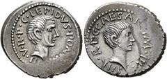 RÖMER RÖMISCHE REPUBLIK. RÖMISCHE REPUBLIK NACH 211 V. CHR. M. Aemilius Lepidus, 42 v. Chr. Denar ø 20mm (3,84g). Mzst. in Italien. Vs.: LEPIDVS PON[T MAX] III V R P C (teilweise in Ligatur), Kopf des