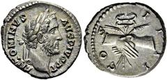 RÖMER RÖMISCHE KAISERZEIT. Antoninus Pius, 138 - 161 n. Chr. Denar ø 19mm (3,56g). 145 - 161 n.Chr. Mzst. Rom. Vs.: ANTONINVS AVG PIVS, Kopf mit Lorbeerkranz n. r. Rs.: COS IIII, dextrarum iunctio mit