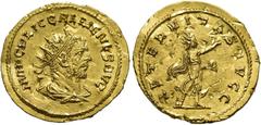 RÖMER RÖMISCHE KAISERZEIT. Gallienus (Samtherrschaft), 253 - 260 n. Chr. Binio ø 24mm (5,34g). 255 - 256 n. Chr. Mzst. Samosata. Vs.: IMP C P LIC GALLIENVS AVG, drapierte Panzerbüste mit Strahlenkrone