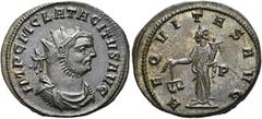 RÖMER RÖMISCHE KAISERZEIT. Tacitus, 275 - 276 n. Chr. Antoninian ø 22,5mm (4,03g). November - Dezember 275 n. Chr. Mzst. Siscia. Vs.: IMP C M CLA TACITVS AVG, drapierte Panzerbüste mit Strahlenkrone n
