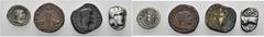 LOTS DER ANTIKE Diverses. 4. Jh. v. Chr. - 3. Jh. n. Chr. Tetradrachme Athen, 4. Jh. v. Chr. (1), Antoninian Gordian III. (1), AE Viminacium Gordian III. (1) und Sesterz des Maximinus Thrax (1). 4 Stü