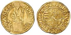 Ausländische Münzen EUROPA FRANKREICH: Bedeutende Sammlung französicher Feudalmünzen LOTHRINGEN, Herzogtum René II., 1473-1508. Demi Florin d'or o. J., Nancy. Friedb. 140, Flon 564/28, DS 12/3 Gold, R