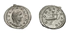 RÖMISCHE MÜNZEN (ROMAN COINS) MAXIMINUS THRAX (235 - 238) MAXIMINUS THRAX (235 - 238) Diva Paulina Denar, 236 - 238, Rom. 2.44 g. DIVA PAVLINA. Drapierte und verschleierte Büste rechts. Rs: C - ONSE -