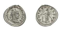 RÖMISCHE MÜNZEN (ROMAN COINS) PHILIPPUS I. ARABS (244 - 249) PHILIPPUS I. ARABS (244 - 249) Antoninian, 249, Antiochia. 4.09 g. IMP M IVL PHILIPPVS AVG. Büste mit Strahlenkrone, Paludament und Panzer 