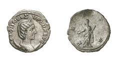 RÖMISCHE MÜNZEN (ROMAN COINS) AEMILIANUS (253) AEMILIANUS (253) Cornelia Supera Antoninian, 253, Rom. 2.76 g. C CORNEL S - VPERA AVG. Drapierte Büste mit Diadem auf Mondsichel rechts. Rs: V - EST - A.