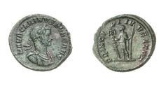 RÖMISCHE MÜNZEN (ROMAN COINS) CARINUS (283 - 285) CARINUS (283 - 285) Caesar (282 - 283) Kleinbronze ( As ), 282, Ticinum. 5.66 g. M AVR CARINVS NOB CAES. Büste mit Lorbeerkranz, Paludament und Panzer
