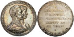Germany Germany, Wilhelm II (18881918). Medal 1890 - marriage of William II with Augusta Victoria 1890 AW: Popiersia pary cesarskiej w prawo, w otoku: WILHELM D.K. KONIG V. PREUSSEN-AUGUSTE VICTORIA D