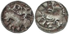 Medieval coins 607 Bolesław II Śmiały (1058-1080). Denar książęcy, Kraków / Cracow AW: Głowa w lewo RW: Książę na koniu bez tarczy Denar książęcy Bolesława Szczodrego (Śmiałego) z krakowskiej mennicy,
