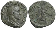 Ancient coins: Roman Empire (Rome) RÖMISCHEN REPUBLIK / GRIECHISCHE MÜNZEN / BYZANZ / ANTIK / ANCIENT / ROME / GREECE Roman Empire, Sestertius, Maximinus Thrax 235 - 238 AD, Rome AW: Popiersie cesarza