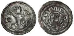 Medieval coins POLSKA / POLAND / POLEN / POLOGNE / POLSKO Bolesław II Śmiały (1058-1080). Denar książęcy, Kraków / Cracow AW: Głowa w lewo RW: Książę na koniu bez tarczy Denar książęcy Bolesława Szczo
