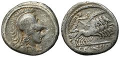 Ancient Coins - Roman Republic RÖMISCHEN REPUBLIK / GRIECHISCHE MÜNZEN / BYZANZ / ANTIK / ANCIENT / ROME / GREECE Roman Republic, Denar, C. Considius Paetus, 46 BC, Rome Patyna, obiegowy egzemplarz. C