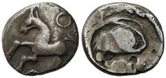 Ancient coins - the kingdom of parties, Byzantium, Sasanidz, Celts RÖMISCHEN REPUBLIK / GRIECHISCHE MÜNZEN / BYZANZ / ANTIK / ANCIENT / ROME / GREECE Gauls, Quinar 1st century BC Patyna. Details: 1,93