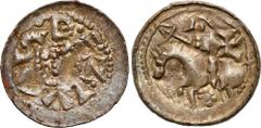 Collection of Medieval Coins Collection of Medieval Coins POLSKA / POLAND / POLEN / SCHLESIEN / GERMANY Bolesław II Śmiały (1058-1080). Denar książęcy (1070-1076), Krakow (Cracow) krzyżyk za księciem 