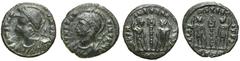 Ancient Coins: The Roman Empire RÖMISCHEN REPUBLIK / GRIECHISCHE MÜNZEN / BYZANZ / ANTIK / ANCIENT / ROME / GREECE / RÖMISCHEN KAISERZEIT / CELTISHE / BIBLISHE Roman Empire, AE 3, Helena - mother of C