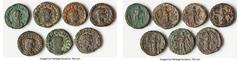 Ancients Ancient Lots ANCIENT LOTS. Roman Provincial. Egypt. Alexandria. Ca. 3rd century AD. Lot of seventh (7) BI tetradrachms. Choice Fine-Choice VF. Includes: Five BI Alexandrian tetradrachms, vari