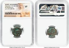 Ancients Ancient Lots ANCIENT LOTS. Roman Provincial. Egypt. Alexandria. Lot of eight (8) BI tetradrachms. NGC VF-AU. Includes: Eight BI Alexandrian tetradrachms, various rulers, years, and types. Tot