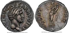 Ancients Roman Imperial Otho (January-April AD 69). AR denarius (19mm, 3.24 gm, 7h). NGC XF 5/5 - 2/5, scratches, edge marks. Rome, 9 March-mid April AD 69. IMP OTHO CAESAR AVG TR P, bare, bewigged he