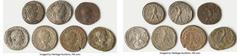 Ancients Ancient Lots ANCIENT LOTS. Roman Provincial. Lot of five (5) BI tetradrachms. Fine-VF, flan crack. Includes: Five Roman Provincial BI tetradrachms, various rulers and types. Total of five (5)