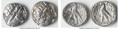 Ancients Ancient Lots ANCIENT LOTS. Greek. Ptolemaic Kingdom. Lot of two (2) AR tetradrachms. Choice Fine-VF. Includes: Two AR tetradrachms, different rulers and types. Total of two (2) coins in lot. 