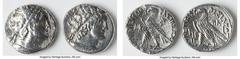 Ancients Ancient Lots ANCIENT LOTS. Greek. Ptolemaic Kingdom. Lot of two (2) AR tetradrachms. Fine-VF, polished. Includes: Two AR tetradrachms, different rulers and types. Total of two (2) coins in lo