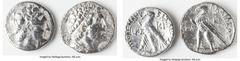 Ancients Ancient Lots ANCIENT LOTS. Greek. Ptolemaic Kingdom. Lot of two (2) AR tetradrachms. VF, polished. Two AR tetradrachms, different rulers and types. Total of two (2) coins in lot. SOLD AS IS, 