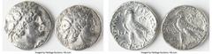 Ancients Greek ANCIENT LOTS. Greek. Ptolemaic Kingdom. Lot of two (2) AR tetradrachms. Fine-Choice Fine, polished. Includes: Two AR tetradrachms, different rulers and types. Total of two (2) coins in 
