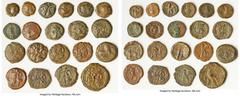 Ancients Ancient Lots ANCIENT LOTS. Greek. Ptolemaic Egypt. Ca. 2nd-1st centuries BC. Lot of ten (10) AE issues. VG-Fine. Includes: Twenty fractional AEs of various rulers, types, and denominations. T