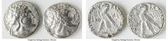 Ancients Ancient Lots ANCIENT LOTS. Greek. Ptolemaic Egypt. Lot of two (2) AR tetradrachms. VF, polished. Includes: Two AR tetradrachms, different rulers and types. Total of two (2) coins in lot. SOLD