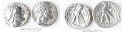Ancients Ancient Lots ANCIENT LOTS. Greek. Ptolemaic Egypt. Lot of two (2) AR tetradrachms. Choice Fine-VF, polished. Includes: Two AR tetradrachms, different rulers and types. Total of two (2) coins 