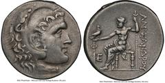 Ancients Greek LYCIA. Phaselis. Ca. 218-185 BC. AR tetradrachm (30mm, 1h). NGC Choice VF. Late posthumous issue in the name and types of Alexander III the Great of Macedon, dated Civic Year 15 (204/3 