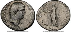 Ancients Roman Imperial Otho (January-April AD 69). AR denarius (18mm, 2.79 gm, 7h). NGC Choice Fine 5/5 - 2/5, scuffs. Rome. IMP M OTHO CAESAR AVG TR P, bare, bewigged head of Otho right / SECVR-I-TA