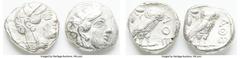 Ancients Ancient Lots ANCIENT LOTS. Greek. Attica. Athens. Lot of two (2) AR tetradrachms. Fine. Includes: Two Athenian AR tetradrachms. SOLD AS IS, NO RETURNS. HID05401242017 © 2024 Heritage Auctions