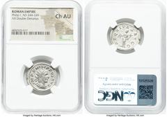 Ancients Ancient Lots ANCIENT LOTS. Roman Imperial. Lot of four (4) AR issues. NGC AU-Choice AU. 1) Philip I (AD 244-249). AR antoninianus. NGC Choice AU. Ex Classical Numismatic Group, private sale w