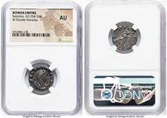 Ancients Ancient Lots ANCIENT LOTS. Roman Imperial. Salonina (AD 254-268). Lot of five (5) BI antoniniani. NGC XF-AU. 1) Salonina (AD 254-268). BI antoninianus. NGC AU. 2) Salonina (AD 254-268). BI an