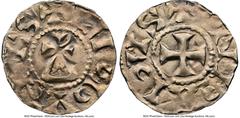 World Lots 3-Piece Lot of Certified Assorted Medieval Issues NGC, 1) France: Burgundy. Conrad I Denier ND (937-993) - Details (Cleaned). 1.00gm 2) Germany: Mecklenburg Bracteate ND (1272-1307) - XF De
