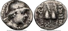 Ancients Ancient Lots ANCIENT LOTS. Greek. Bactrian Kingdom. Eucratides I (ca. 170-145 BC). Lot of six (6) AR obols. NGC VG-Choice Fine, scratches. 1) BACTRIAN KINGDOM. Eucratides I (ca. 170-145 BC). 