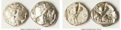 Ancients Ancient Lots ANCIENT LOTS. Greek. Attica. Athens. Lot of two (2) AR tetradrachms. Fine, test cuts, countermark. Includes: Two Athenian AR tetradrachms. SOLD AS IS, NO RETURNS. HID05401242017 
