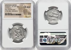 Ancients Ancient Lots ANCIENT LOTS. Oriental. Sasanian Kingdom. Yazdgard (Yazdgird) I (AD 399-420). Lot of three (3) AR drachms. NGC AU-Choice AU. 1) SASANIAN KINGDOM. Yazdgard (Yazdgird) I (AD 399-42