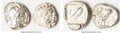 Ancients Ancient Lots ANCIENT LOTS. Greek. Attica. Athens. Lot of two (2) AR tetradrachms. Fine-Choice Fine, test cuts. Includes: Two Athenian AR tetradrachms. SOLD AS IS, NO RETURNS. HID05401242017 ©